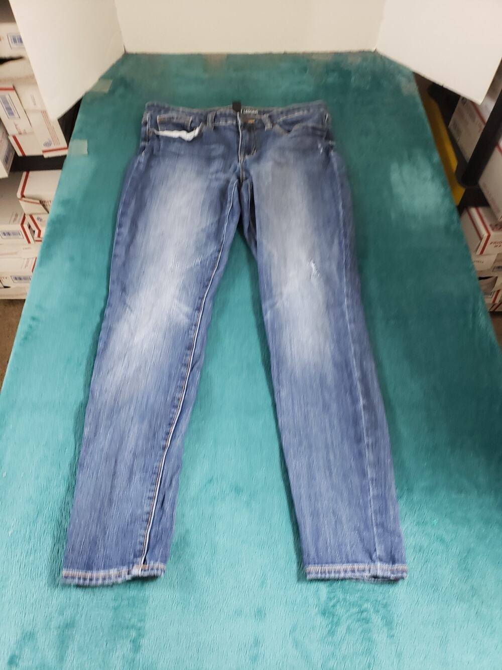 Gap Jeans Size 8 Womens Blue Stretch Pants Denim Ladies Mid Rise Jegging